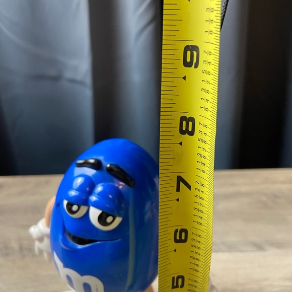 Mars M&M Blue Candy Plastic Figure Bendy Bendable Arms/Legs - Picture 7 of 7